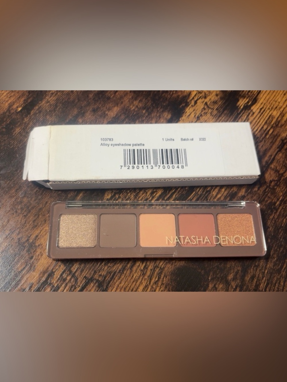 Natasha Denona Alloy Eyeshadow Palette - Brown, Peach & Shimmer Shades